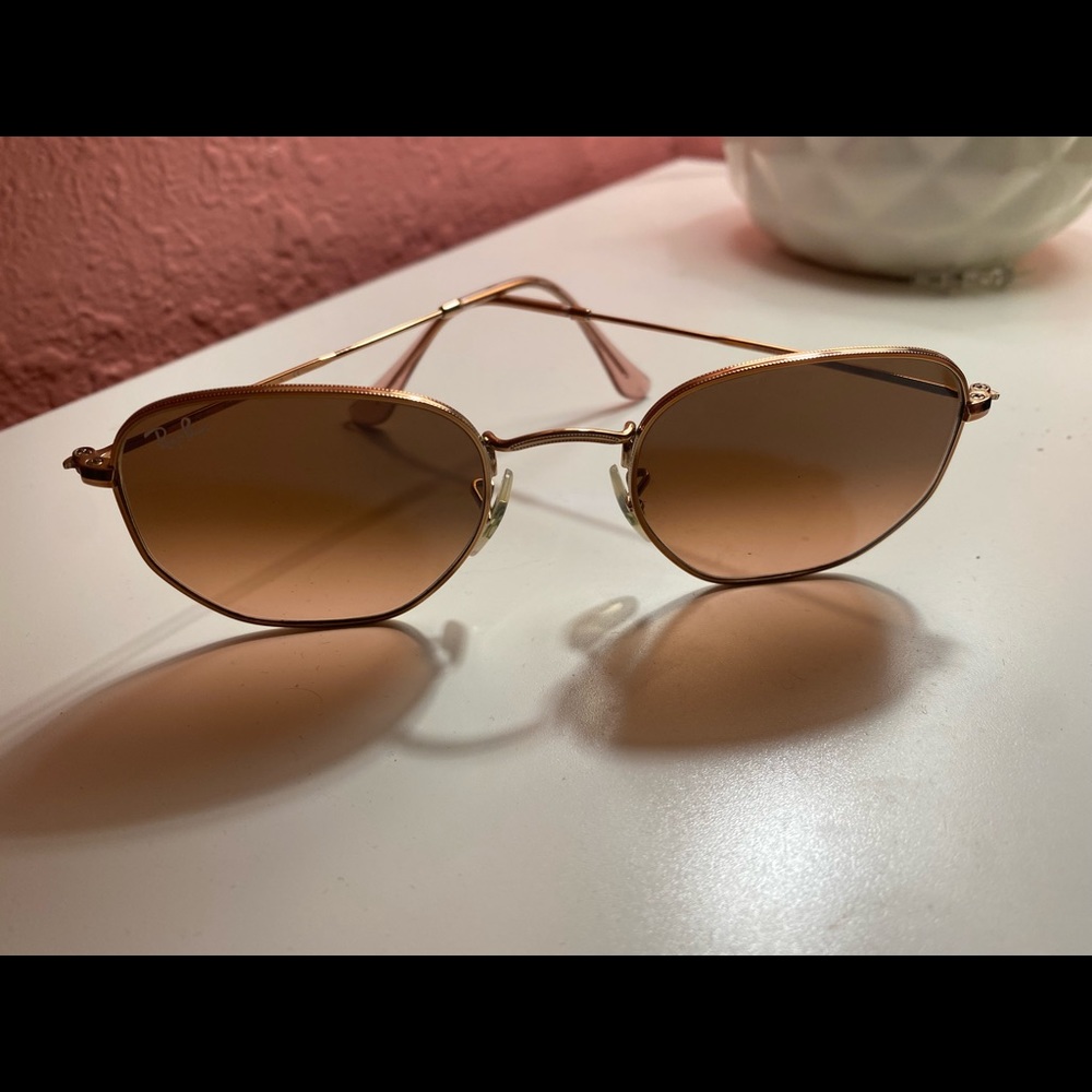 Raybans hexagonal sunglass frames